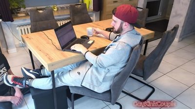 brunette cum from Bound In Public